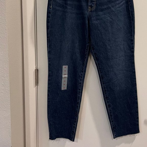 High-rise OG Straight Ankle Jeans for Women OLD NAVI - Picture 6 of 6